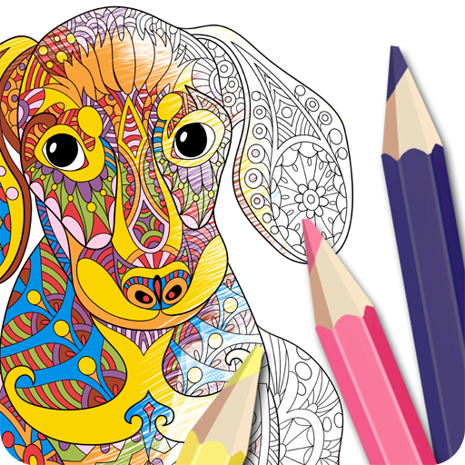 Dog Coloring Pages for Adults