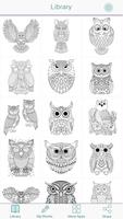 Owl Coloring Book - Pages स्क्रीनशॉट 1