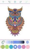 Owl Coloring Book - Pages स्क्रीनशॉट 2