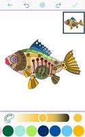 برنامه‌نما Steampunk Animal Coloring Pages عکس از صفحه