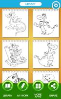 برنامه‌نما Dragon Coloring Book عکس از صفحه