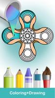 Fidget Spinner Coloring Books poster