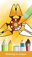 Fidget Spinner Coloring Books syot layar 2