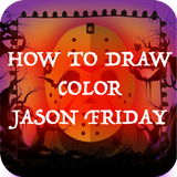 How To Draw Color Jason Killer Friday The 13th icône