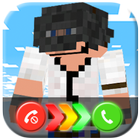 Caller Skins for Minecraft PE - Color Phone Flash أيقونة