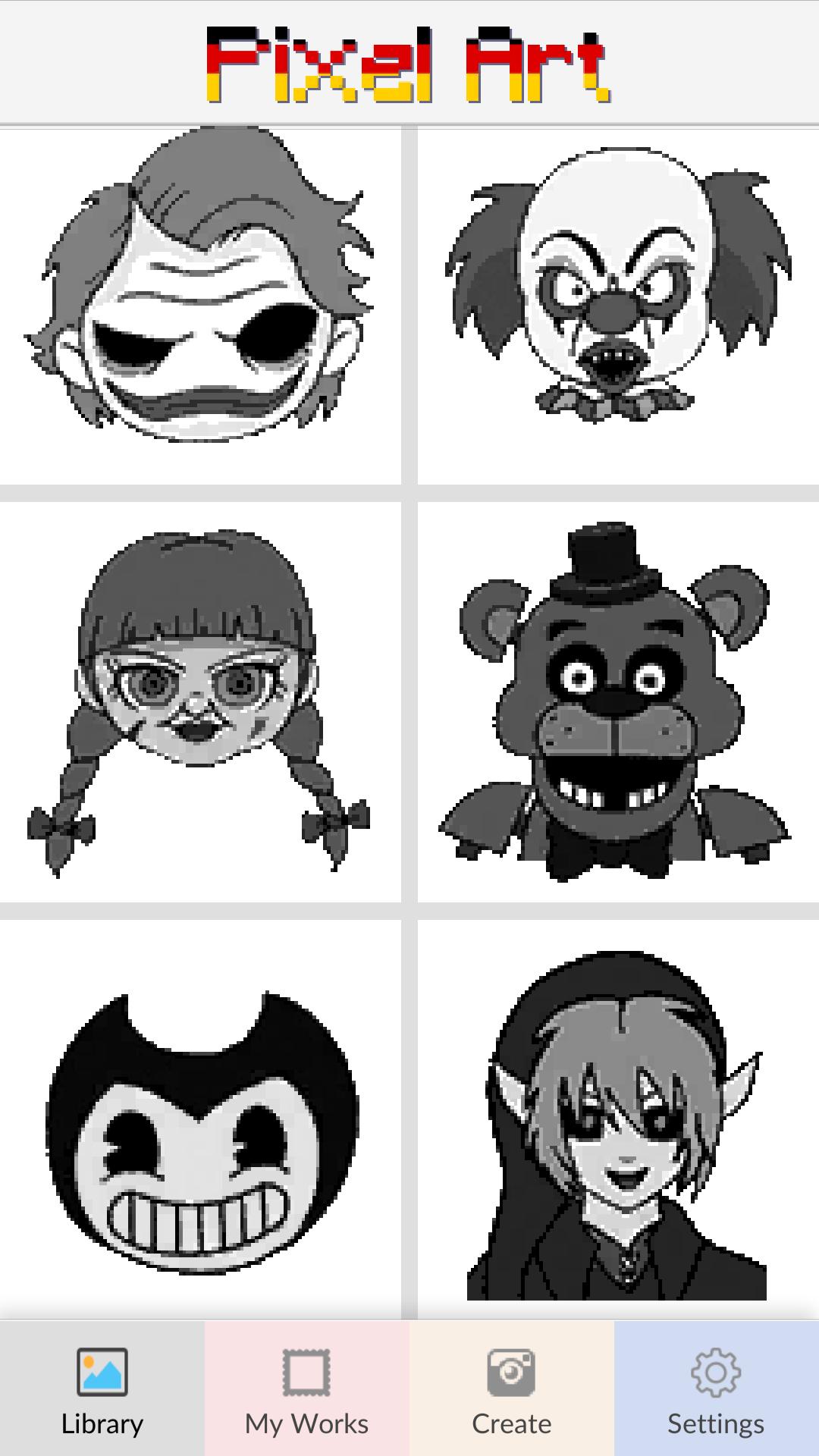 Horror Coloring By Numbers With Granny And Friends For Android
