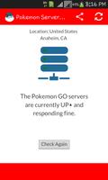 1 Schermata Server Status Pokemon Go