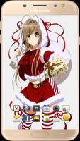 Anime Girls Christmas Wallpaper تصوير الشاشة 1
