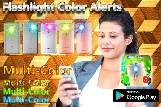 Flashlight Alert Color HD Flash screenshot 2