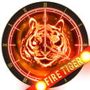 Fire Tiger Analog Clock APK