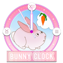 Fluffy Bunny Clock Widget APK