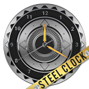 Steel Clock Analog Widget APK