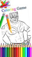 Coloring Page WWE 截圖 1