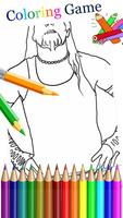 Coloring Page WWE स्क्रीनशॉट 2
