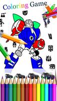 Coloring Book For Transformer Affiche