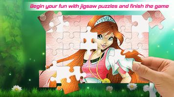 Puzzle For Winx Poster