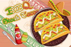 BBQ Steak Tacos poster