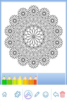 Bunga mewarnai mandala buku for Android - APK Download