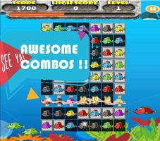 Floppy Fish Match 3 Jewels Que screenshot 3