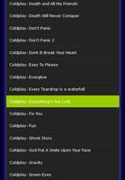 All Songs Of Coldplay Mp3 capture d'écran 1