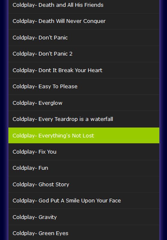 fix you coldplay mp3