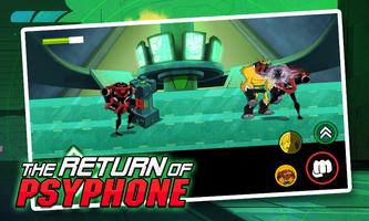 Return of Psyphon Alien - Ben Alien Fighting Affiche