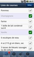 Liste de courses PC à Android Cartaz