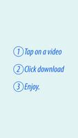 Video Downloader for Facebook Affiche