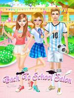 College Girls School:Dress up Makeup Game For Girl poster