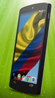 Colombian Flag Live Wallpaper imagem de tela 1