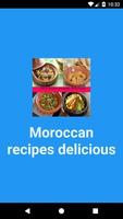 Moroccan recipes delicious الملصق