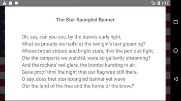 American National Anthem captura de pantalla 2