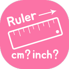 Ruler(자, 눈금자) ikon