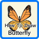 Draw Butterfly Step By Step Zeichen