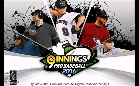 9 Innings: 2016 Pro Baseball APK banner