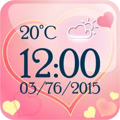 Liebe Wetter Uhr Widget APK Herunterladen