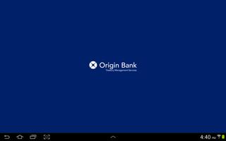 Origin Bank TM Tablet Affiche