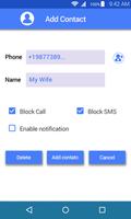 call blocker, SMS blocker اسکرین شاٹ 3