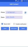 SMS blocker স্ক্রিনশট 3