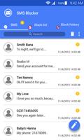 SMS blocker স্ক্রিনশট 1