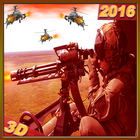 Commando Gunship Helicopter 3D icon