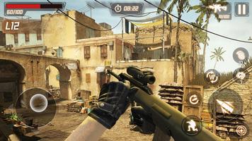 Officier de commando Battlefield Survival Affiche