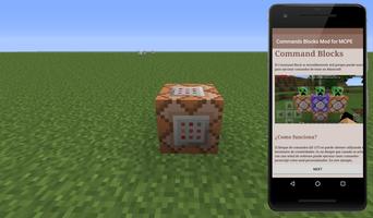 Commands Blocks Mod for MCPE Poster