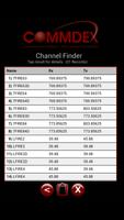 برنامه‌نما Commdex Channel Finder عکس از صفحه