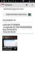 Email my location and photo screenshot 3