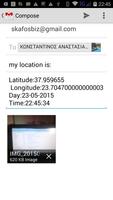 Email my location and photo Ekran Görüntüsü 3