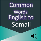 Common Words English to Somali icône