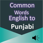 Common Word English to Punjabi ícone