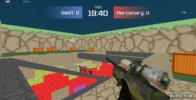 Combat Pixel Arena 3D - Fury Man скриншот 1