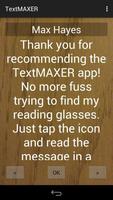 TextMAXER SMS Reader الملصق